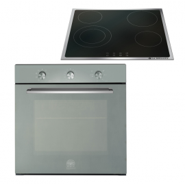LA GERMANIA F609LAGΕKGS + P604VM1LAGGNX Εντοιχιζόμενος Φούρνος και Κεραμική Εστία 58cm